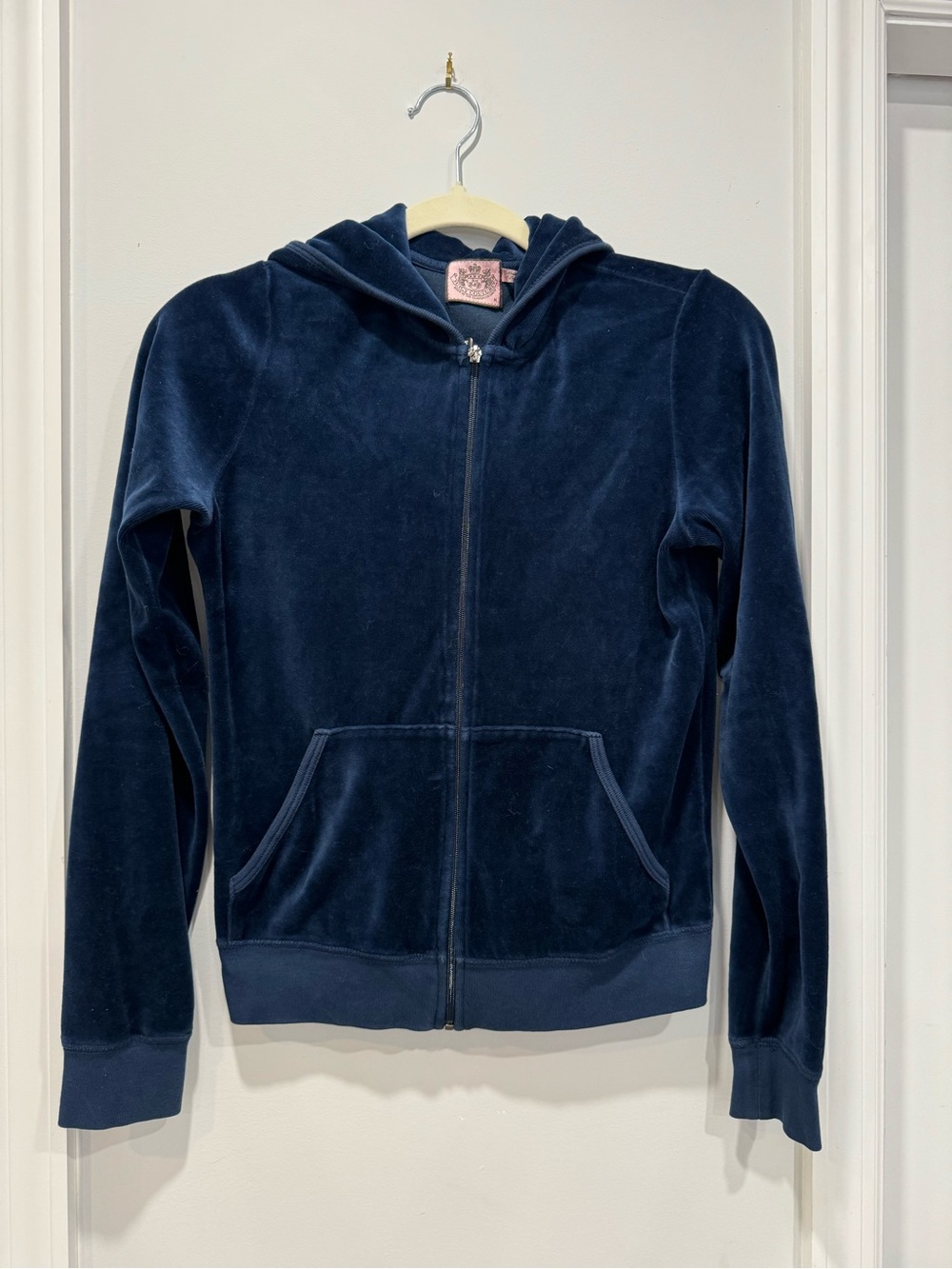 Vintage Juicy Couture  Velour Zip-Up Hoodie Jacket